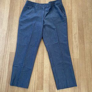 AK ANNE KLEIN  Women’s Stretch Dress Pants Slacks Size 10 Petite Gray